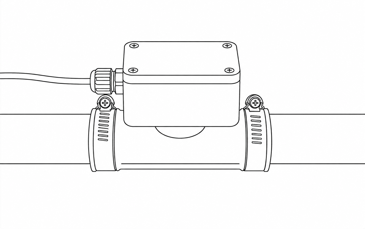 Second view of the Flo clamp-on meter